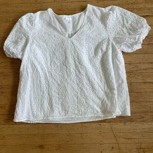 Draper James Eyelet Blouse